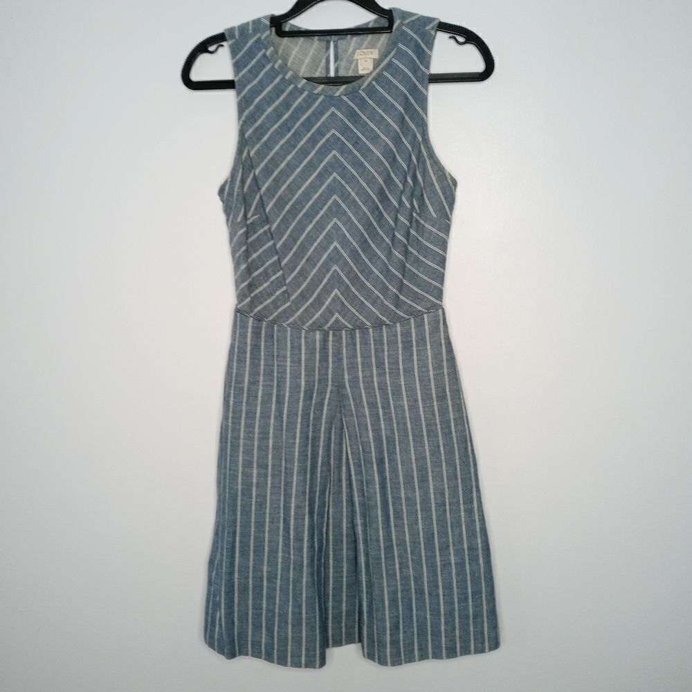 J. Crew chevron dress size 00